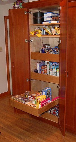 Cherry Kitchen 8 pantry pull outs
