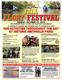 Fall Float Festival - FREE Caoneing, Music & More