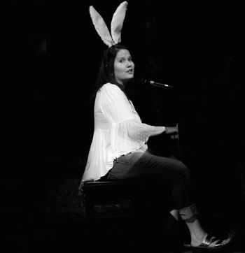 Performing excerpts at a cabaret

