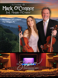 Mark and Maggie O'Connor at The Sharon Performing Arts Center, Florida