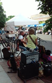 Acoustic Solution at Minden Farmer's Market