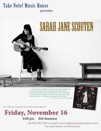 CANCELLED:  Sarah Jane Scouten