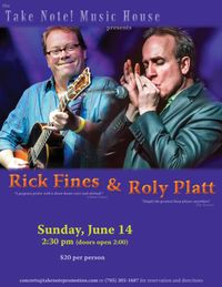 Rick Fines and Roly Platt at TNMH