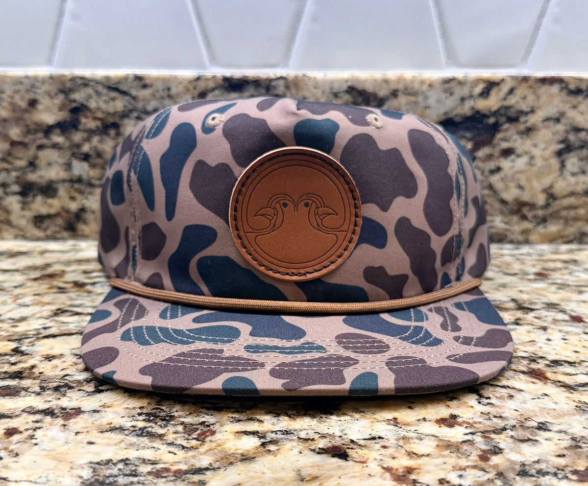 Magic Birds Vintage Camo Rope Hat