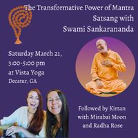 The Transformative Power of Mantra Workshop with Mirabai & Peace Swami
