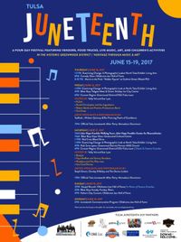 Juneteenth festival on Greenwood