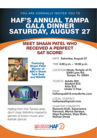 Wahh! @ Hindu Temple of Florida Auditorium