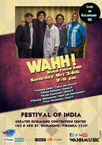 Wahh! World Fusion Band at India Fest 2015