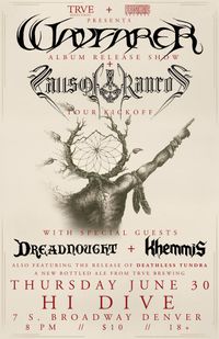 Wayfarer Album Release / Falls of Rauros / Dreadnought / Khemmis