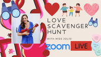 Valentine's Day Scavenger Hunt with Miss Jolie!