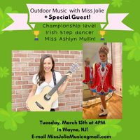 St. Patrick's Day Celebration + Special Guest (Irish Step Dancer!)