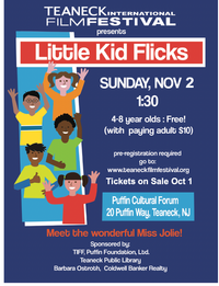Little Kids Flicks (sponsored by the Teaneck Film Festival!)
