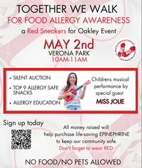 Together We Walk (Food Allergy Awareness)- Performance by Miss Jolie !