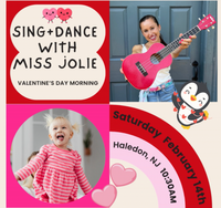 Valentine's Morning Music + Dance Party with Miss Jolie!