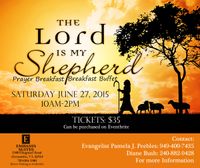 The Lord Is My Shepherd Prayer Breakfast