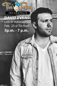 David Evans at Tin Roof Indianapolis