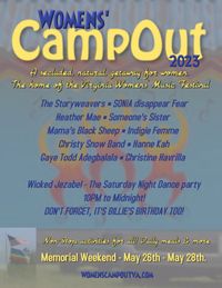 Wicked Jezabel WOMENS' CAMPOUT WEEKEND!