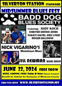 NICK VIGARINO’S MEANTOWN BLUES BAND plays THE MIDSUMMER BLUES FEST!