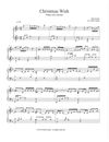 "Christmas Wish" Piano Instrumental Sheet Music
