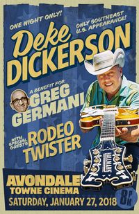 Deke Dickerson + Rodeo Twister Benefit for Greg Germani