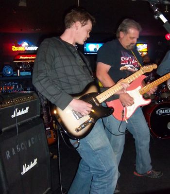 Adam and Dennis playing, yes, Freebird!
