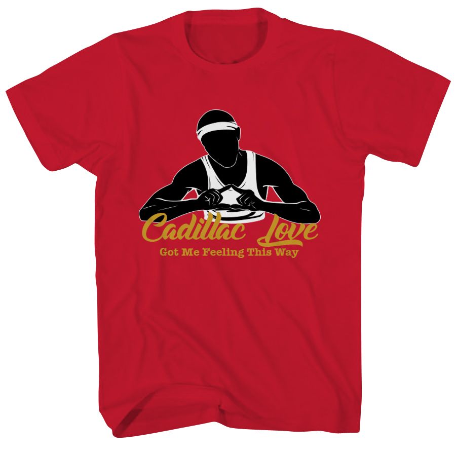 CADILLAC LOVE RED TEE