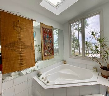 BOOKED Brick House Master Suite bath
