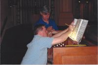 Gino De Luca, baritone and Lee Riekki, organ and piano