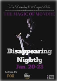 Mondre...Live! At The Comedy & Magic Club