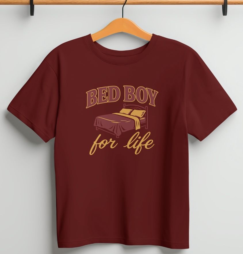 T-shirt BED BOY FOR LIFE v2 (red)