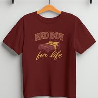 T-shirt BED BOY FOR LIFE v2 (red)