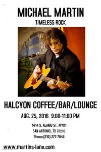 MICHAEL MARTIN solo @ HALCYON BAR
