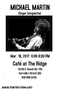 MICHAEL MARTIN SOLO @ CAFE AT THE RIDGE
