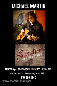 MICHAEL MARTIN solo @ Sancho's Cantina Y Mas