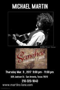 MICHAEL MARTIN Solo @ Sancho's 