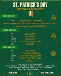 St. Patrick's Day Weekend Celebration - The Boys from County Bexar ( Mike Ryan, Mike Martin, Mike Galindo & Bill Grace) 