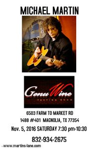 MICHAEL MARTIN solo @ GenuWine Tasting Room