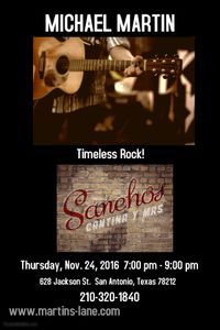 MICHAEL MARTIN Solo @ Sancho's