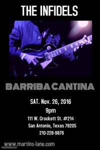 THE INFIDELS @ BARRIBA CANTINA