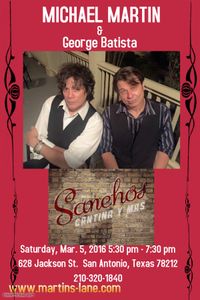 MICHAEL MARTIN & GEORGE BATISTA @ SANCHO'S