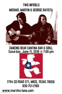 MICHAEL MARTIN & GEORGE BATISTA @ DANCING BEAR BAR & GRILL