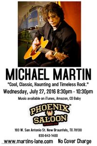 MICHAEL MARTIN solo @ The Phoenix Saloon