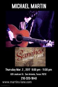 MICHAEL MARTIN Solo @ Sancho's