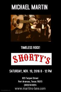 MICHAEL MARTIN solo @ Shorty's