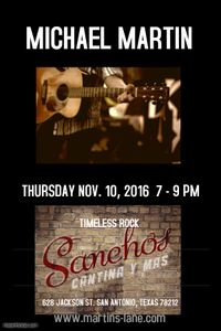 MICHAEL MARTIN solo @ Sancho's