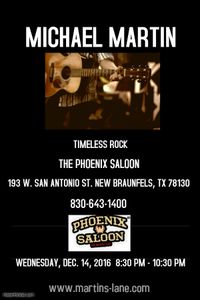 MICHAEL MARTIN solo @ Phoenix Saloon