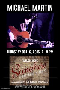 MICHAEL MARTIN solo @ Sancho's