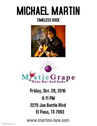 MICHAEL MARTIN solo @ Mystic Grape