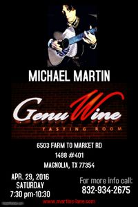 MICHAEL MARTIN Solo @ GenuWine Tasting Room