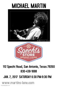 MICHAEL MARTIN Solo @ Specht's 